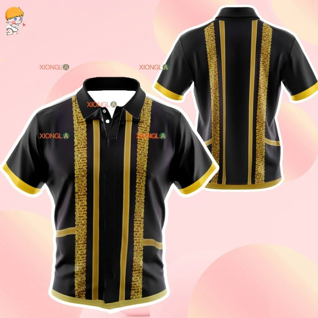 Traditional Hmong Pattern Batik Print Mens Polo Shirt Short Sleeve Breathable Summer Casual Tops Ethnic Fashion Tees Male