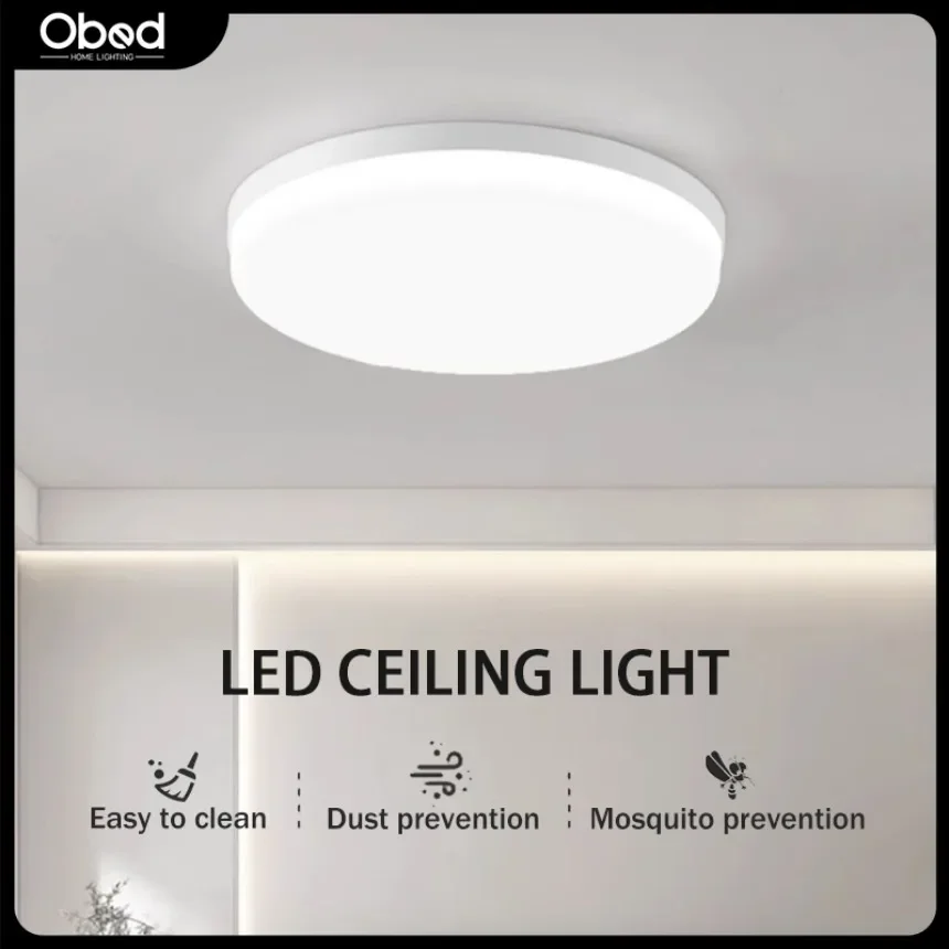 Modern LED Ceiling Light Circular High Brightness Ultra-thin Lamp Living Room and Bedroom 18W 24W 36W 48W Indoor Home Light Led