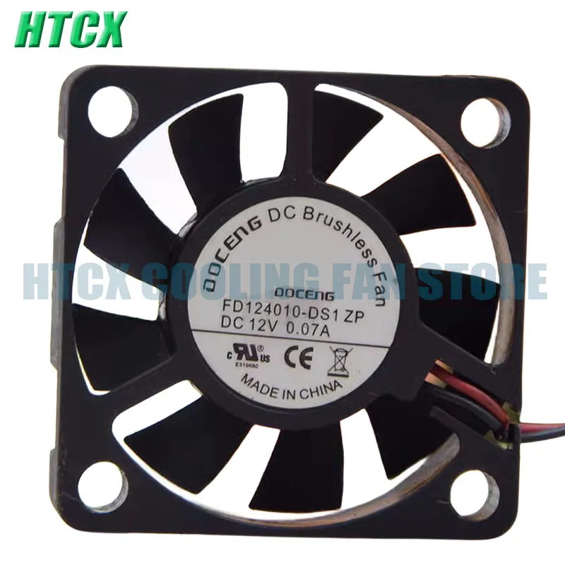 

FD124010-DS1 ZP Оригинал для телефона, 12 В постоянного тока, 4010 А, дюйма, 4 см, 40 мм, 40x40x10 мм, 2-контактный охлаждающий вентилятор