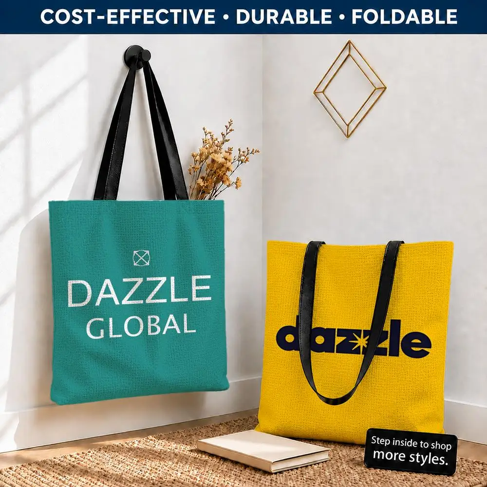 Street Street d-d-Dazzle GlobaL Storage Bags Polyester Canvas Tote Lightweight Foldable Reusable Shopping Bag Shoulder Straps - Aliexpress Deal