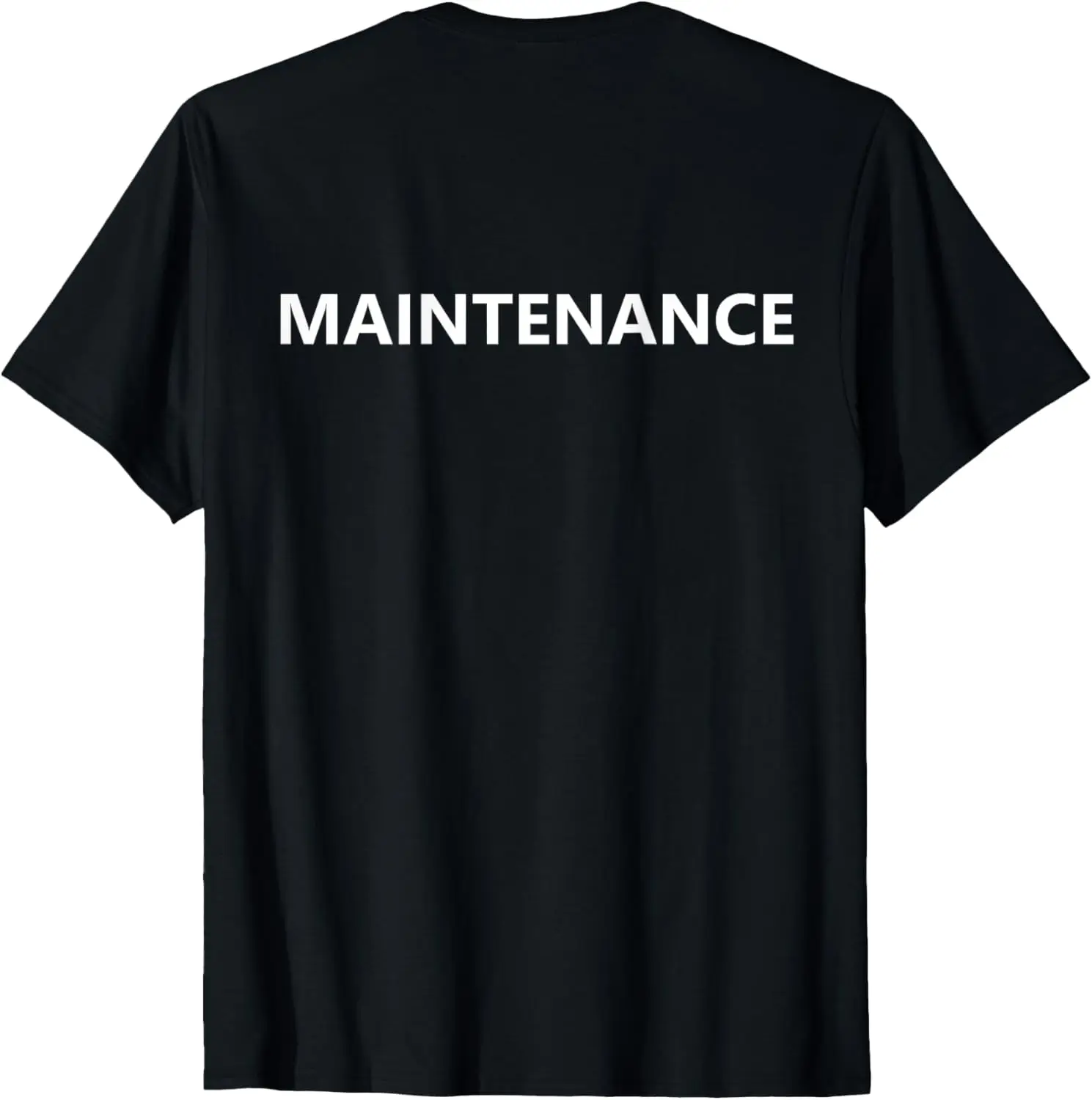 Maintenance Mechanic Staff Work Uniform (DOUBLE-SIDED PRINT) T-Shirt