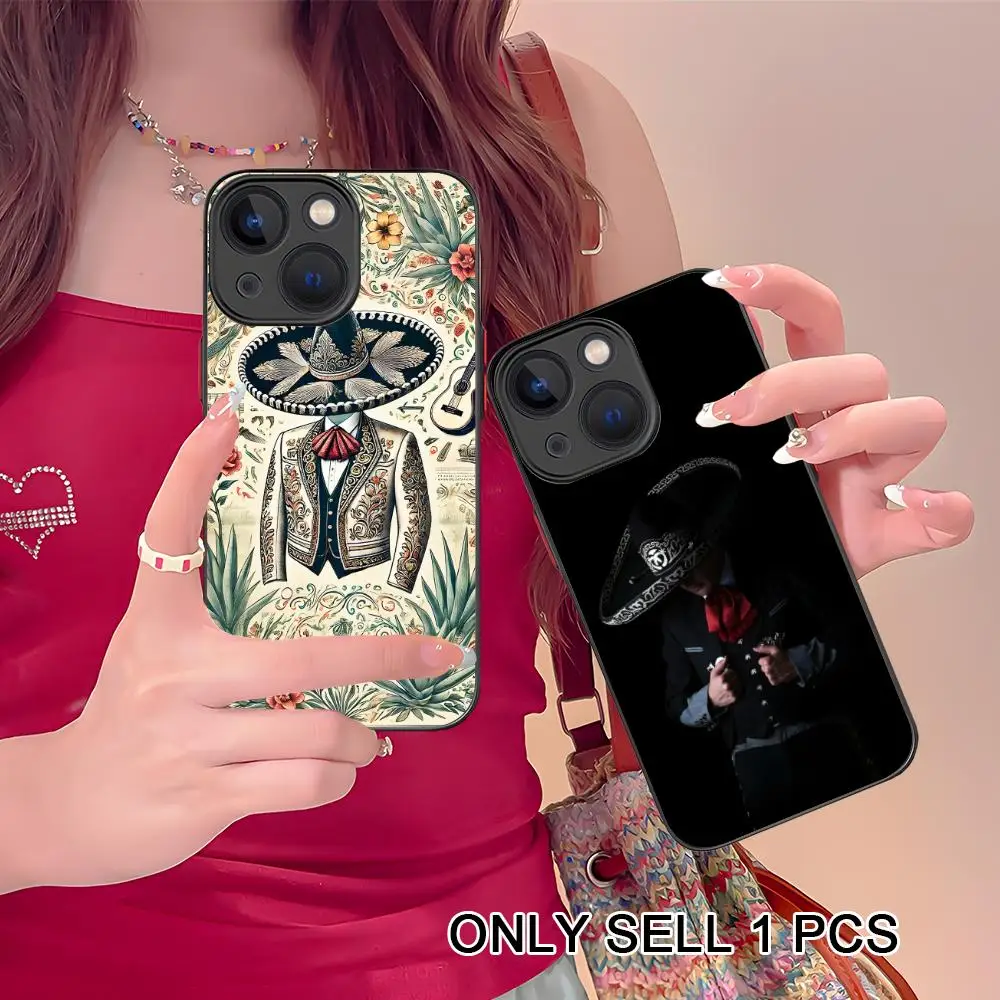 

Mariachi Viva Mexico Phone Case for iPhone 17 16 15 14 13 12 11 X XR XS Air Pro Max Plus Mini Skin Feel Cover