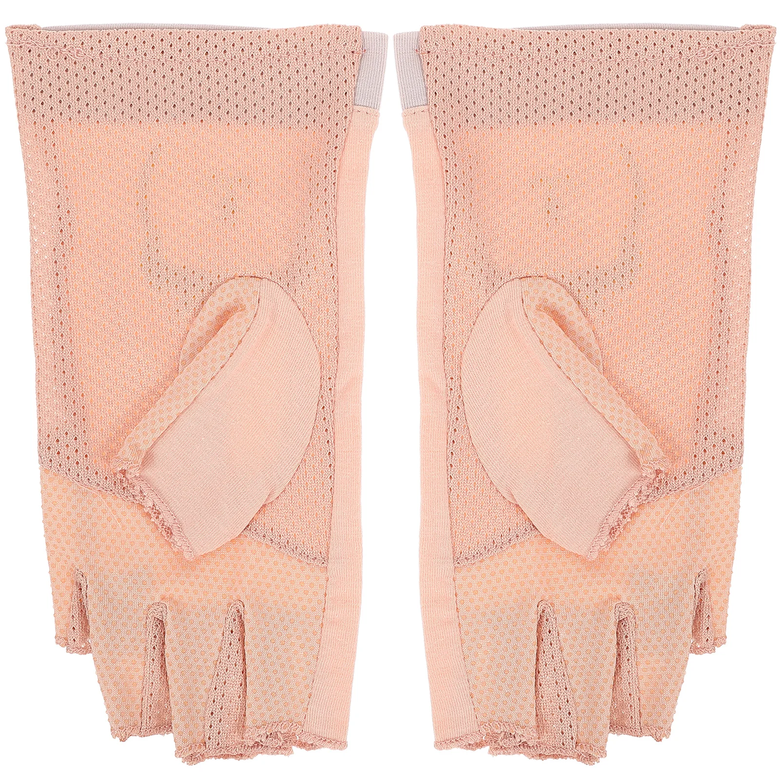 

1Pair Fingerless UV Gel Gloves Half Finger Design Women Skin Protection Gardening Sun Proof Glove Manicure Accessories