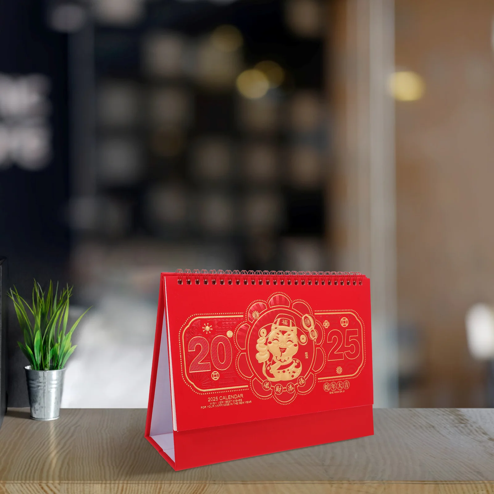 

2024 Table Calendar 2025 Wall Desk Chinese Binding Schedule Planner Pocket Desktop