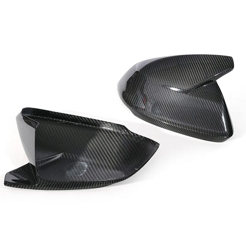 

For Audi Q8 RSQ8 For Lamborghini URUS Real Dry Carbon Fiber For ABT Horns Rearview Mirror Shell Modification Body Kit