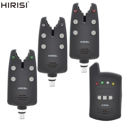 Conjunto de alarme de pesca de carpa 1 + 2 alarmes de mordida sem fio para indicador de mordida de pesca grossa de carpa B1235