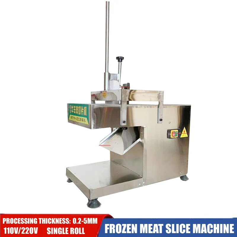 Factory Price Mutton Rolls Slicer Frozen Meat Cutting Machine Stainless Steel Frozen Meat Cutting Machine