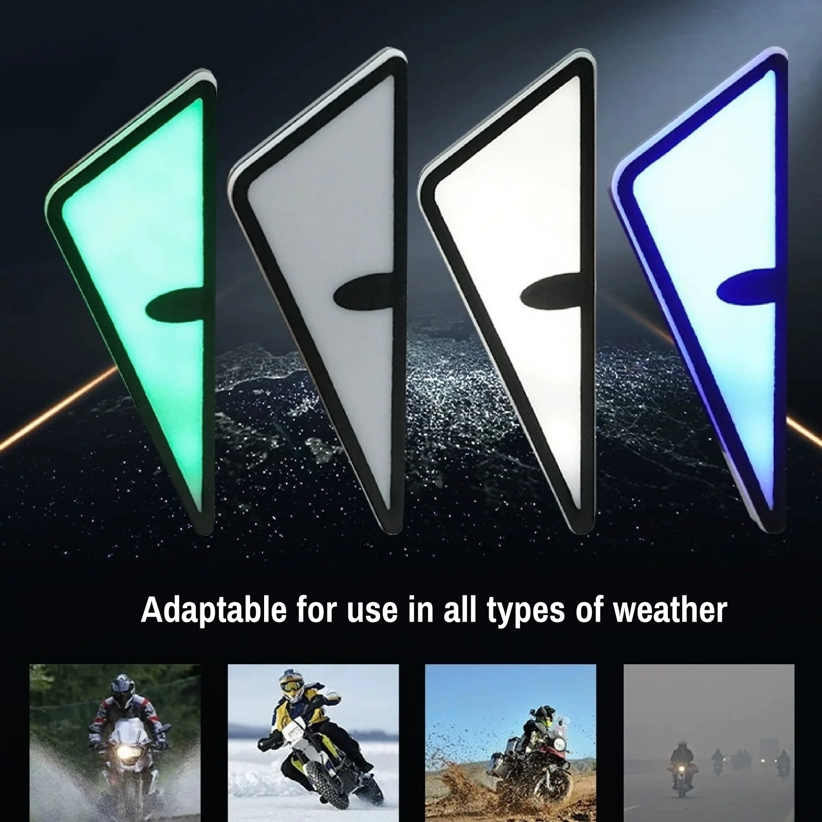 2pcs Universal Motorcycle LED Devil\'Eyes Lights Demon Eyes Headlight Motorcycle Mini Projector Lens Lamp Car Decoration Lights