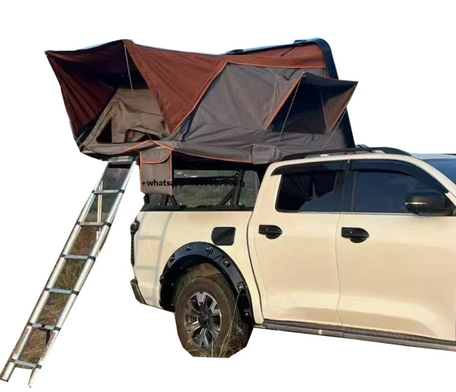 

Car Roof Camping Trailer Hard Shell Roof Tent Aluminium Alloy Quick Automatic Opening for Outdoor Vehicles Pickup Trucks