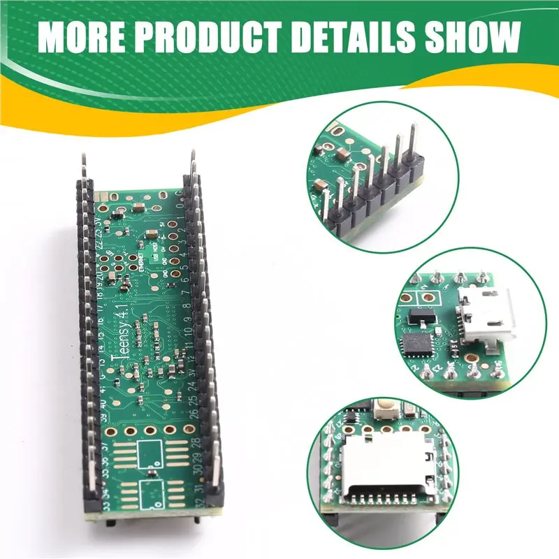 TEENSY4.1 XU-116996 Teensy 4.1 Development Board IMXRT1062 Mini Computer DEV-16996