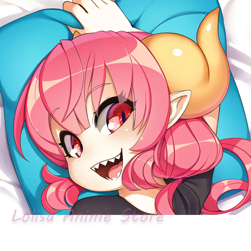 Dakimakura Anime Ilulu Dragon Maid Body Pillow Cover Double-sided Print Pillowcase Life-size Birthday Gifts
