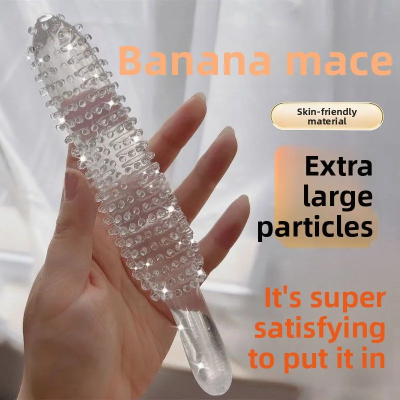 Grande partícula lobo dente vara unissex masturbador simulação de cristal vibrador sm brinquedo de treinamento novato brinquedo sexual dragão pênis de vidro 