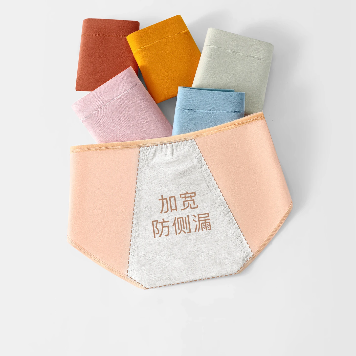 Leak Proof Menstrual Panties Underwear Period Physiological Pants Skin-friendly Cotton Women Long Crotch Briefs Female Lingeries