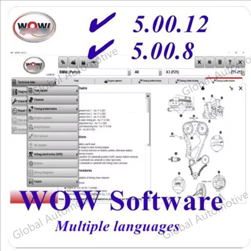 WOW! 2024 hot sale For V5.00.12 WOW 5.00.8 R2 diagnostics Software with Kengen For Tcs Multi-diagnostic Car Software Repair tool