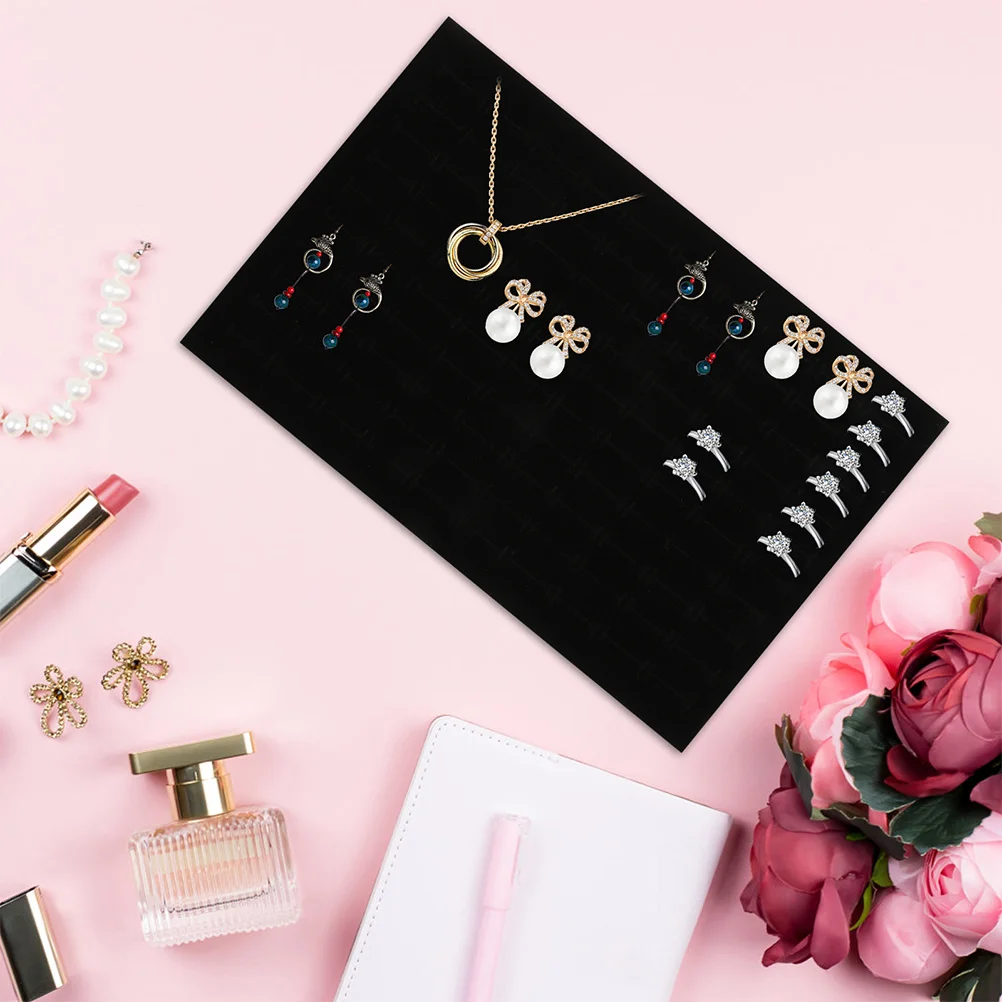 6Pcs Jewelry Inserts Ring Display Insert Sponge Material 100 Slots Organizer for Ring Earring Storage Display Case