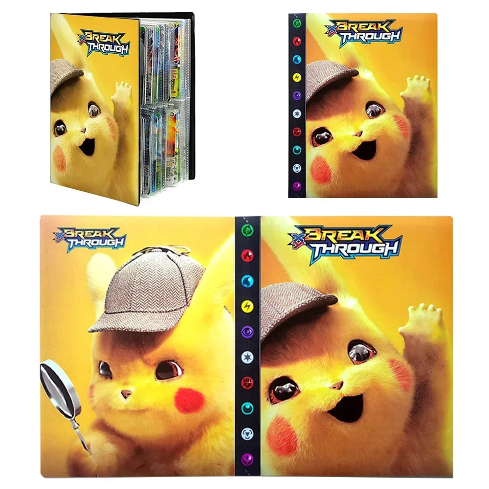 Heißer Verkauf: Niedliches Pokémon-Kartenalbum, Sammelalbum für Sammelkarten, tragbarer Aufbewahrungshalter für Sammelkarten und Spielkarten – Detail 8