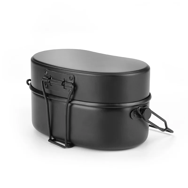 

outdoor camping military training double-layer lunch box With handle