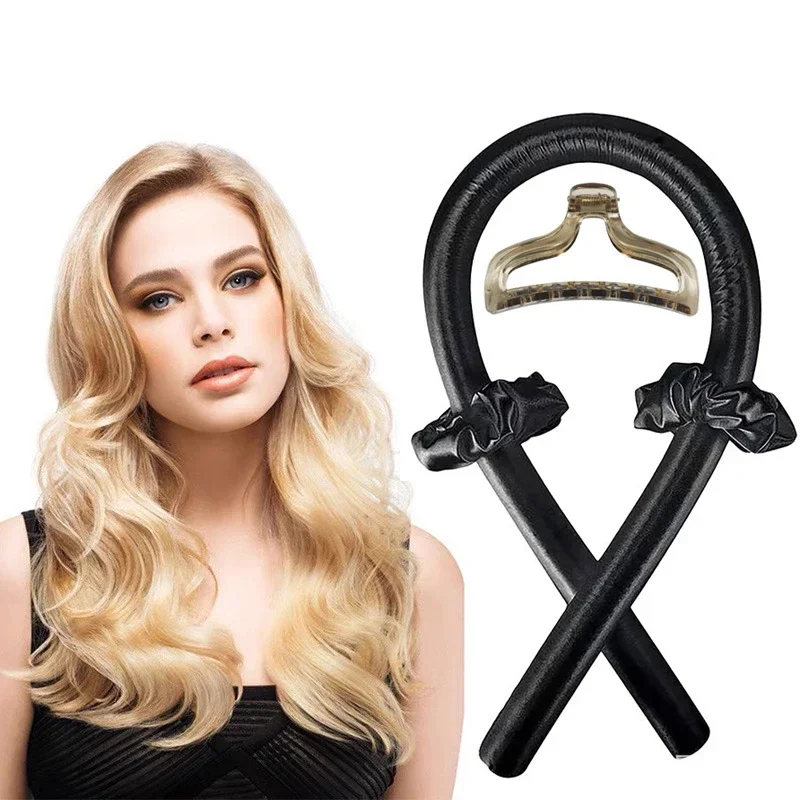 Foam Heatless Curling Iron Sleep Curling Iron Sponge Curly Hair Long Hair Curling Iron Set of 4 Pieces