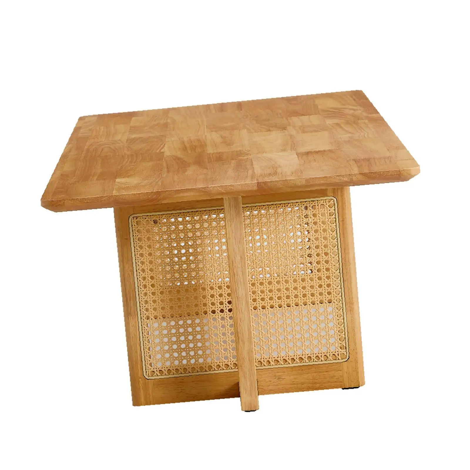 Стильный прямоугольный деревянный стол с имитацией современной жизни