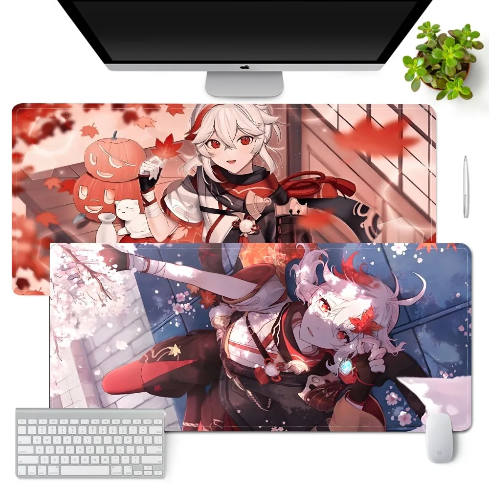 K-Kaedehara K-Kazuha Mousepad Mouse Pad Laptop Gaming Accessories Mousepad Large Desk Mat Computer Gamer Keyboard Rug Carpet