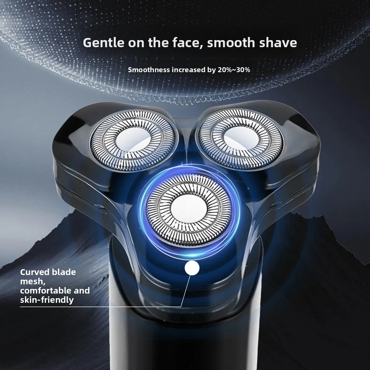 Digital Display Men Electric Shaver, Full Body Washable Beard Razor with Aluminum Alloy Housing, Holiday Gift