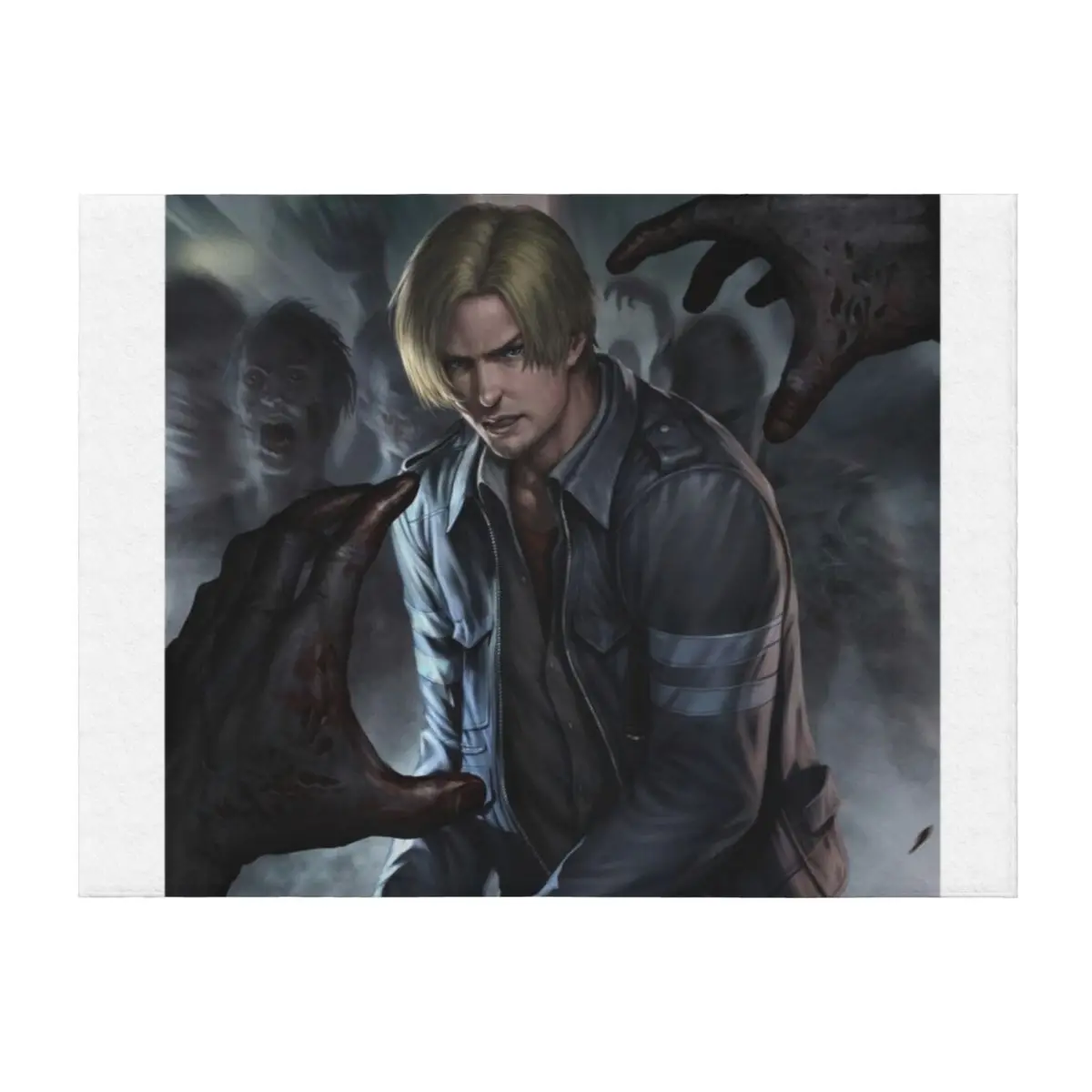 

Leon Kennedy Throw Blanket for babies Hair Soft Blankets For Bed Blankets