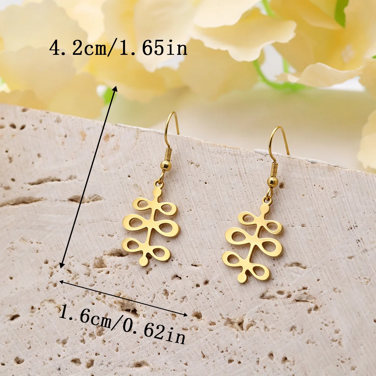 Kinitial Infinity Eight Shape Drop Earrings Stainless Steel Eternal Love Pendant Dangle Earring Party Birthday Gift Jewelry