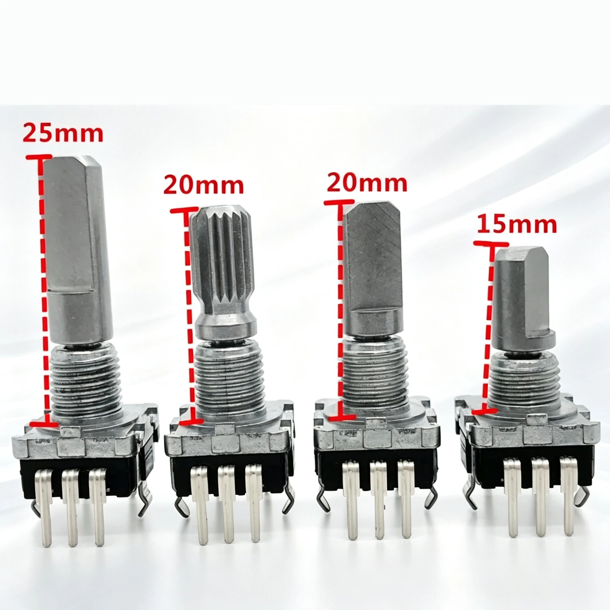 5pcs EC11 20 Position Digital Pulse Encoder Waterproof High Precision Rotary Encoder for Fuhua