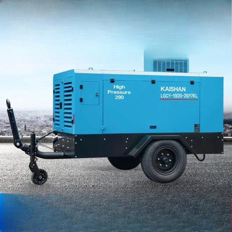 Air compressor DTH drilling rig matching
