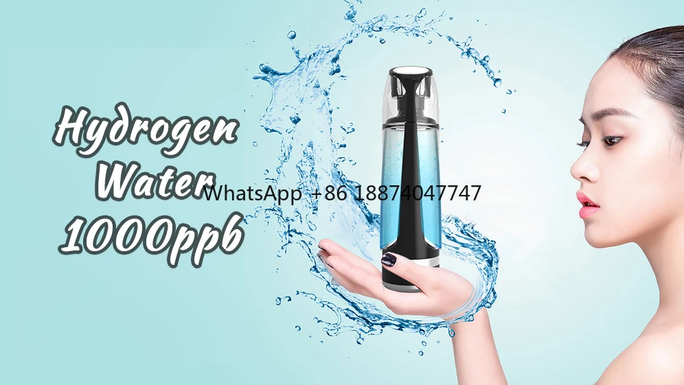 2021 hot sale 800ppb portable richhydrongen water maker with water bottle cup bottle