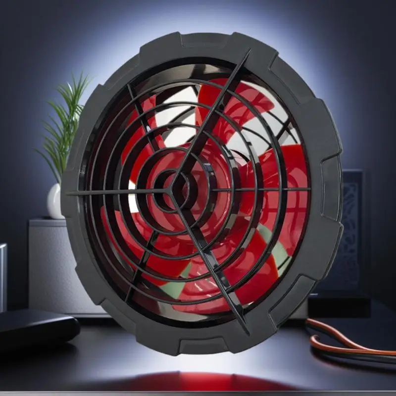 1/2Pcs 웨어러블 에어컨 의류 팬 12V 높은 풍력 냉각 공기 팬 하이킹 낚시 의류 액세서리