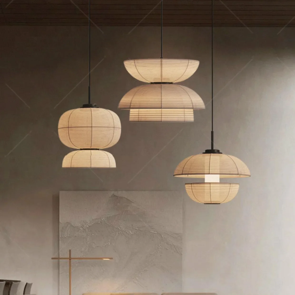Handicraft interior folding party decoration home hanging paper lantern shade decoration
