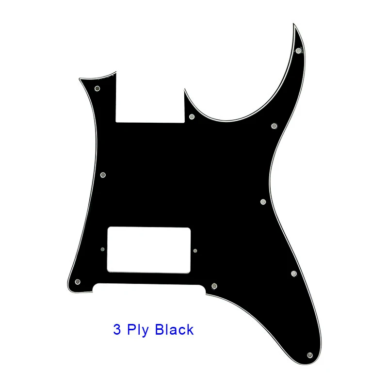 

Pleroo Custom Guitar Parts - For MIJ Ibanez RG 350 EX H Guitar Pickguard Blank With Bridge Humbucker Pickup Scratch Plate Black