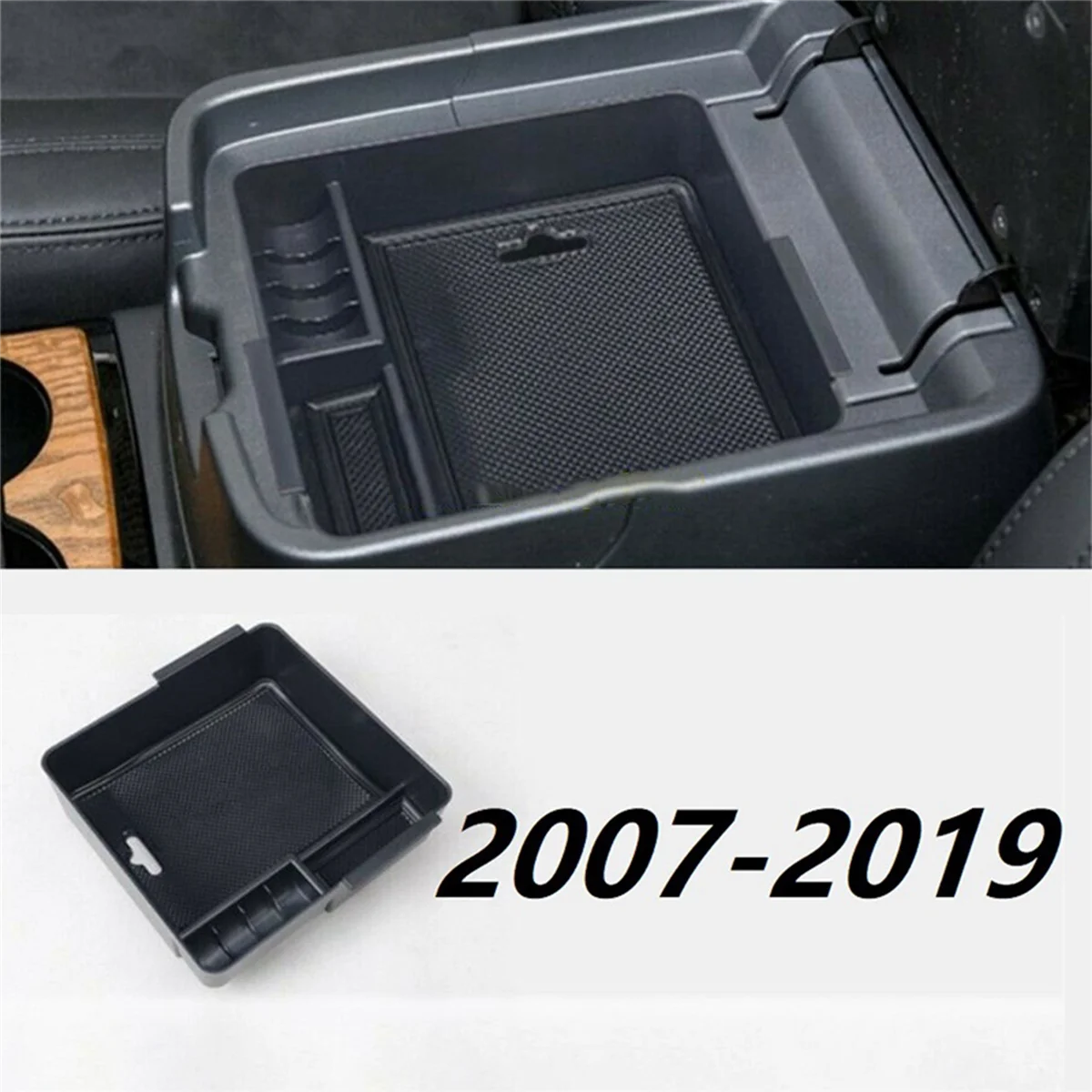 Car Armrest Center Console Glove Storage Box Tray Organizer for Mitsubishi Pajero Sport 207-2018