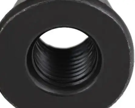 Carbon steel Flange nuts with pad nut platen hexagon nuts black thickened nut M10 M12 M14 M16 M18 M20 M22 M24 M27 M30 nut