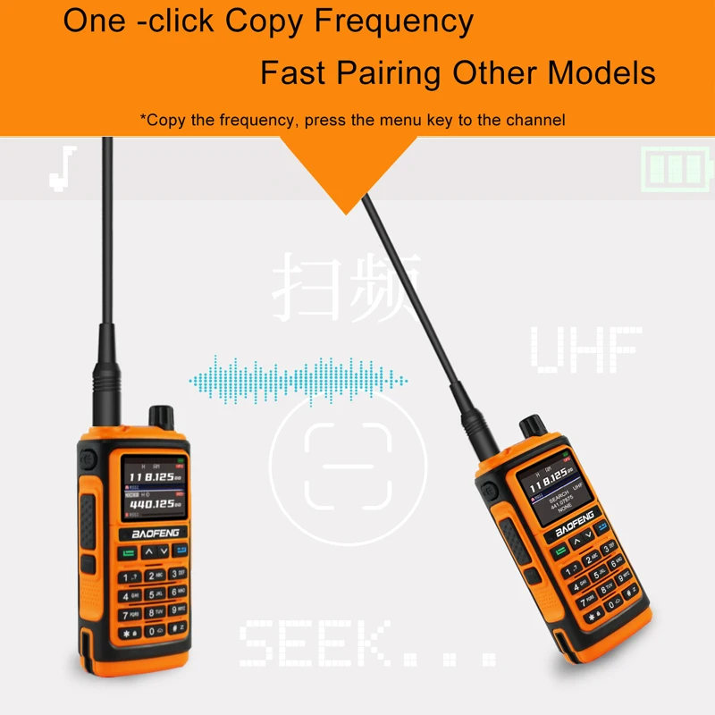 BaoFeng UV-17 Multi-Band Walkie Talkie Airband Frequency Original Powerful Ham Charger Long Range UHF VHF Two Way Portable Radio