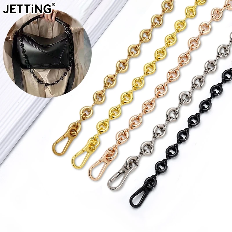 

Donut Chain Strap Lucky Bag Geometric Bag Transformation Underarm Bag Chain Strap Metal Resin Shoulder Strap Accessories