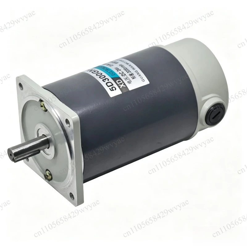 300W Brushed DC High‑Speed Motor 12V 24V High Torque 3000RPM Forward Reverse Adjustable Speed Electric Motor