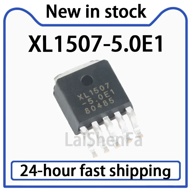 10PCS XL1507-5.0E1 TO252-5 3A150kHz Step-down DC Power Converter Chip in Stock