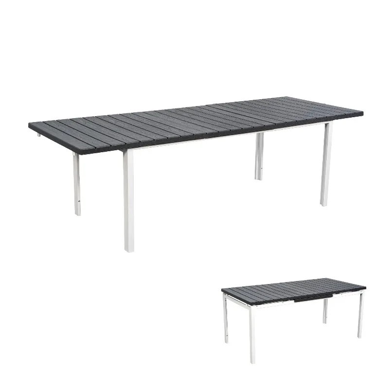 

Outdoor dining Stretch table Extended table Blow molding Patio terrace