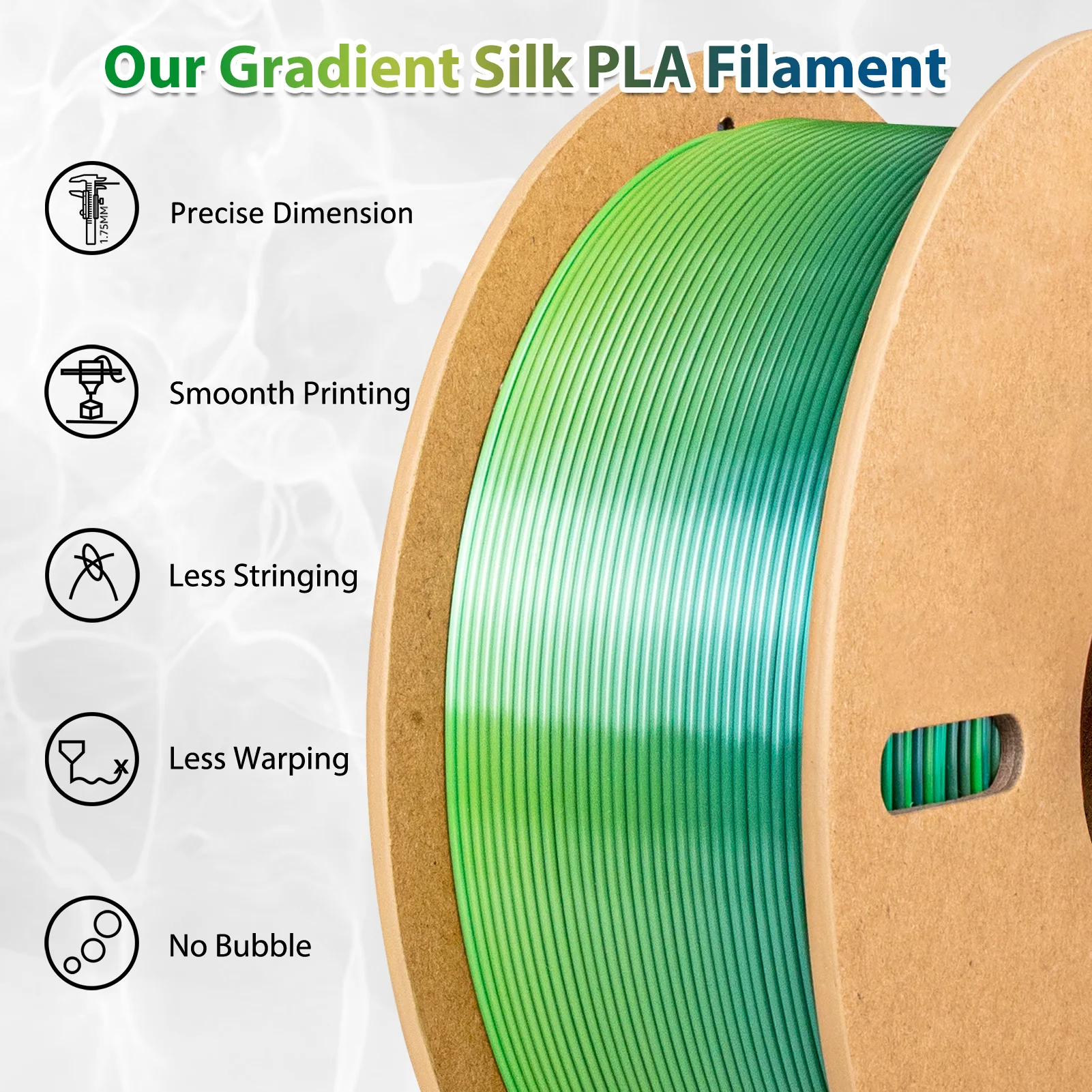 Filamento PLA Silk Rainbow 1.7 - 3D Printing Fdm avaliação e preço