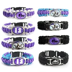 Bracelets tressés à la main Fortnite pour hommes et femmes, bracelet punk cool, accessoires JOAccessrespiration