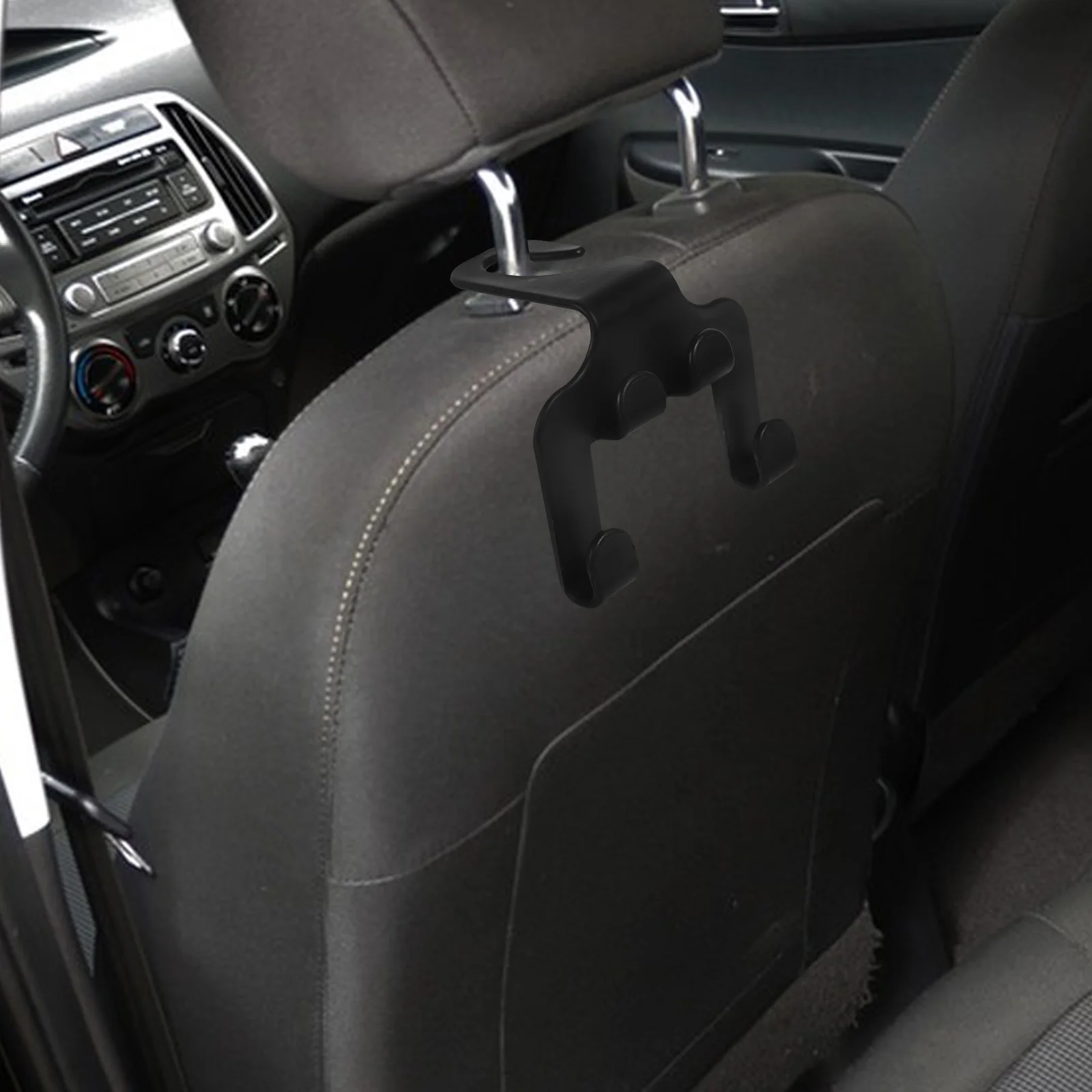 

1pc Car Seat Headrest Hook Bag Hanger Storage Organizer Hooks Purse Coat Umbrella Holder Vehicle Interior Hidden Design