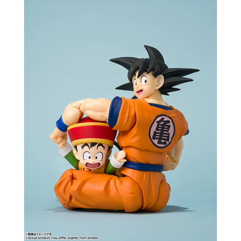 Bandai S. H. Figuarts Son Goku Son Gohan Kid Kintoun Anime Action Figure, Dragon Ball Z Modelo, Presente original do brinquedo