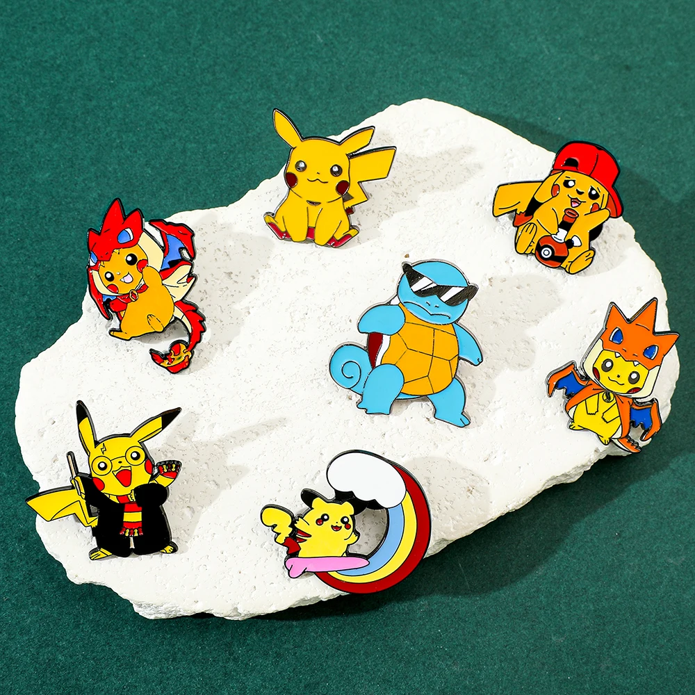 Fantasy Creature Cartoon Monster Enamel Pin Novelty Cosplay Collection Whimsical Metal Lapel Brooches for Jacket Bag Gift