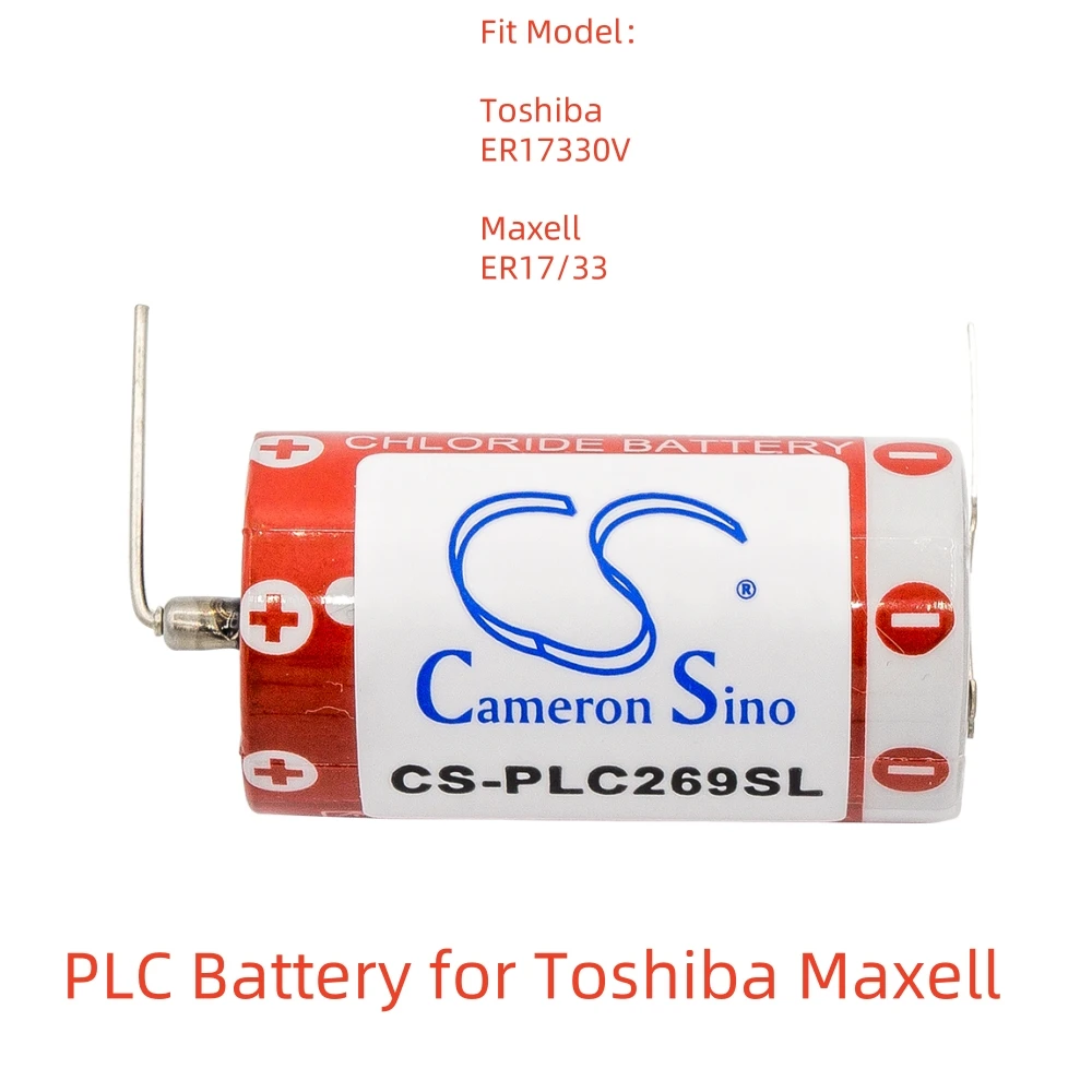 

Li-SOCl2 PLC Battery for Toshiba Maxell,3.6V,1600mAh,ER17330V ER17/33