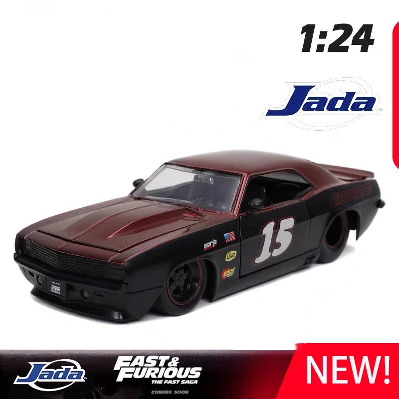 

JADA 1:24 Camaro 1969 Alloy Car Diecasts & Toy Vehicles Car Model Miniature Scale Model Car For Children