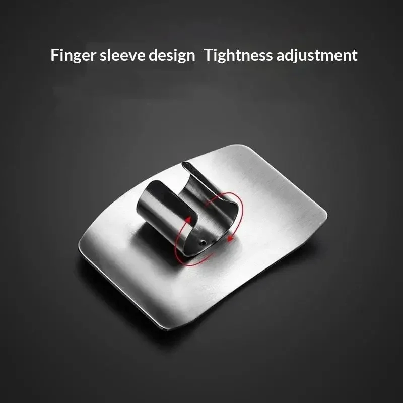 Stainless Steel Finger Protector Anti-cut Finger Guard Safely Vegetable Cutting Hand Protecter For Kitchen Tools