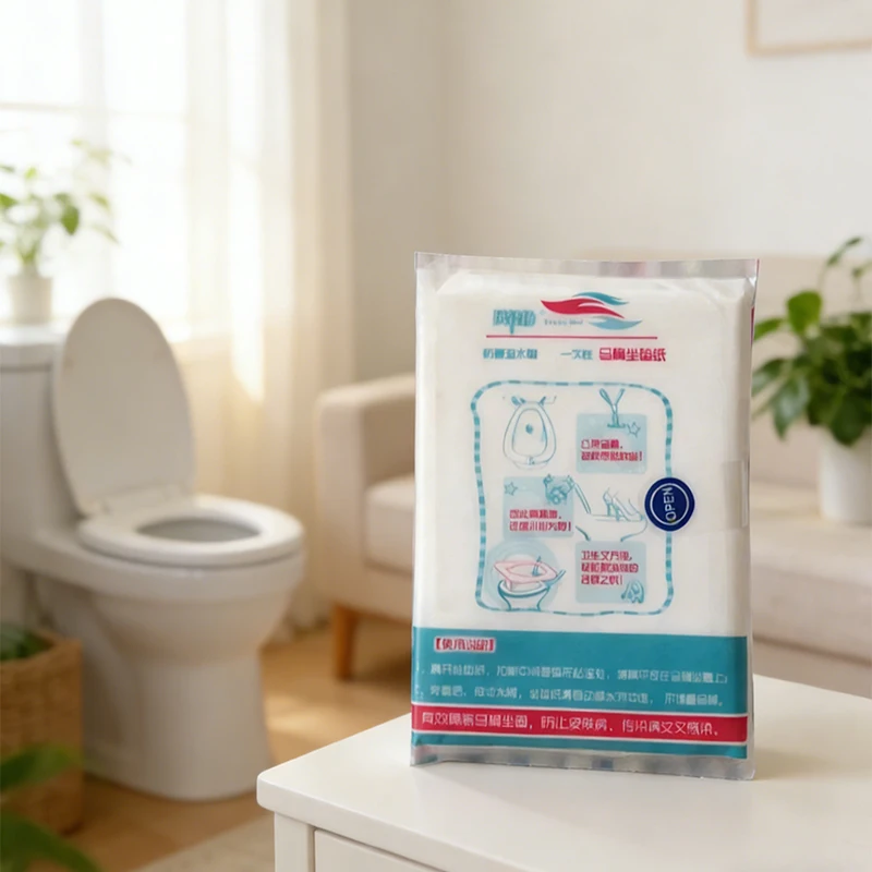 Disposable Toilet Seat Covers Universal Public Toilet Mats Hotel Bathroom Supplies Portable Camping Travel Disposable Sanitary view 4