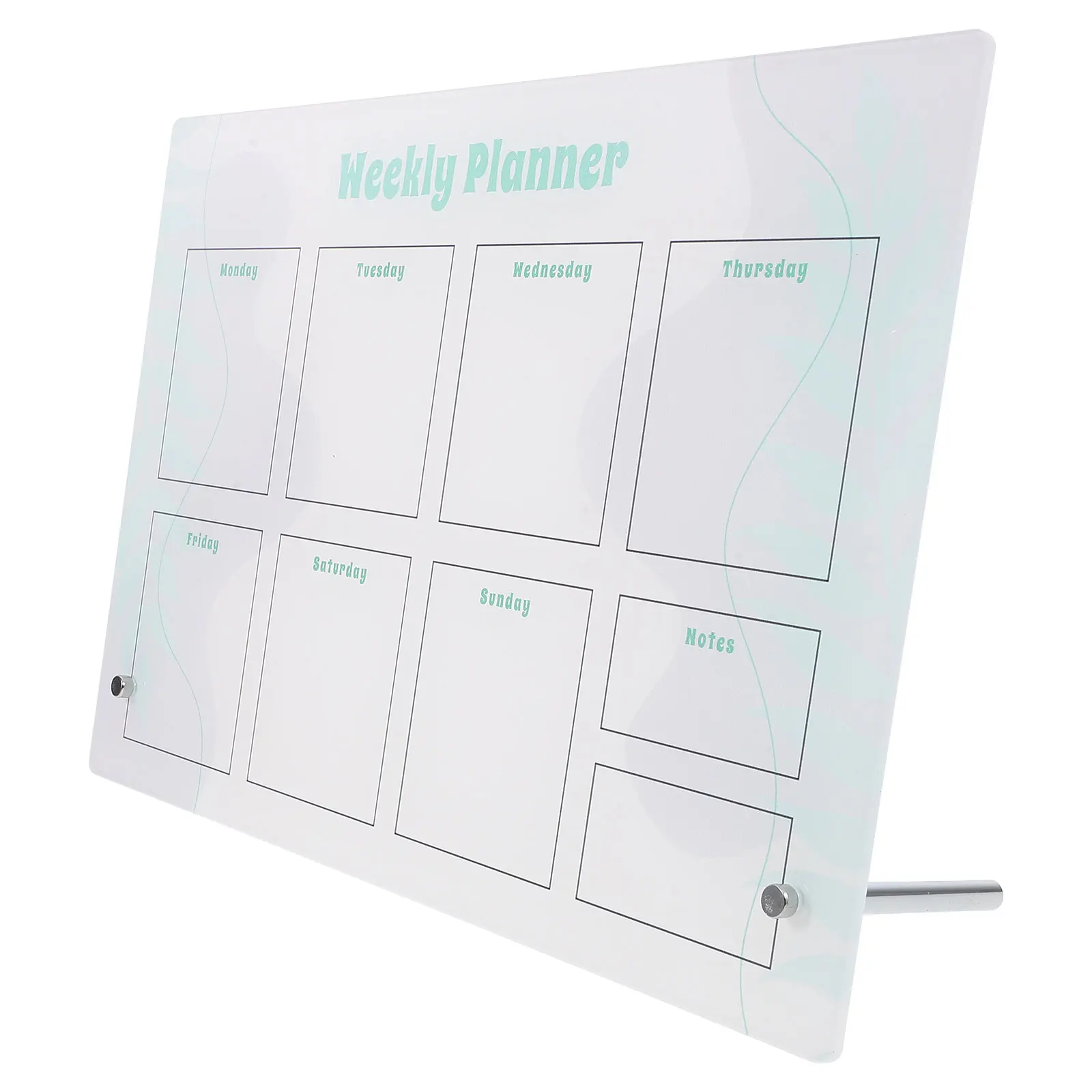 

1 set Dry Erase Acrylic Planner Board Magnetic Wall Fridge Monthly Daily Schedule Reusable 43x30cm DryErase Boards Planner Board